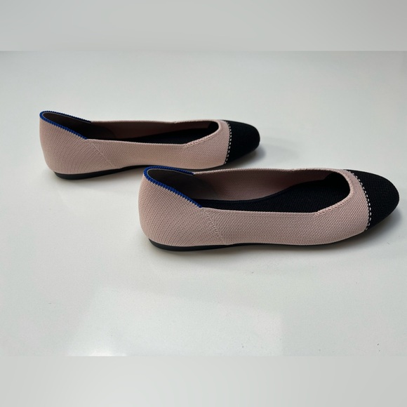 NWOB new never worn rothys square toe flats in rosewater rare sz 6.5 fits like 6 - Picture 4 of 16